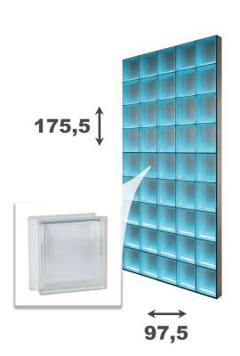 Light My Wall SET DIY BxH: 97,5x175,5 cm - Riva klar