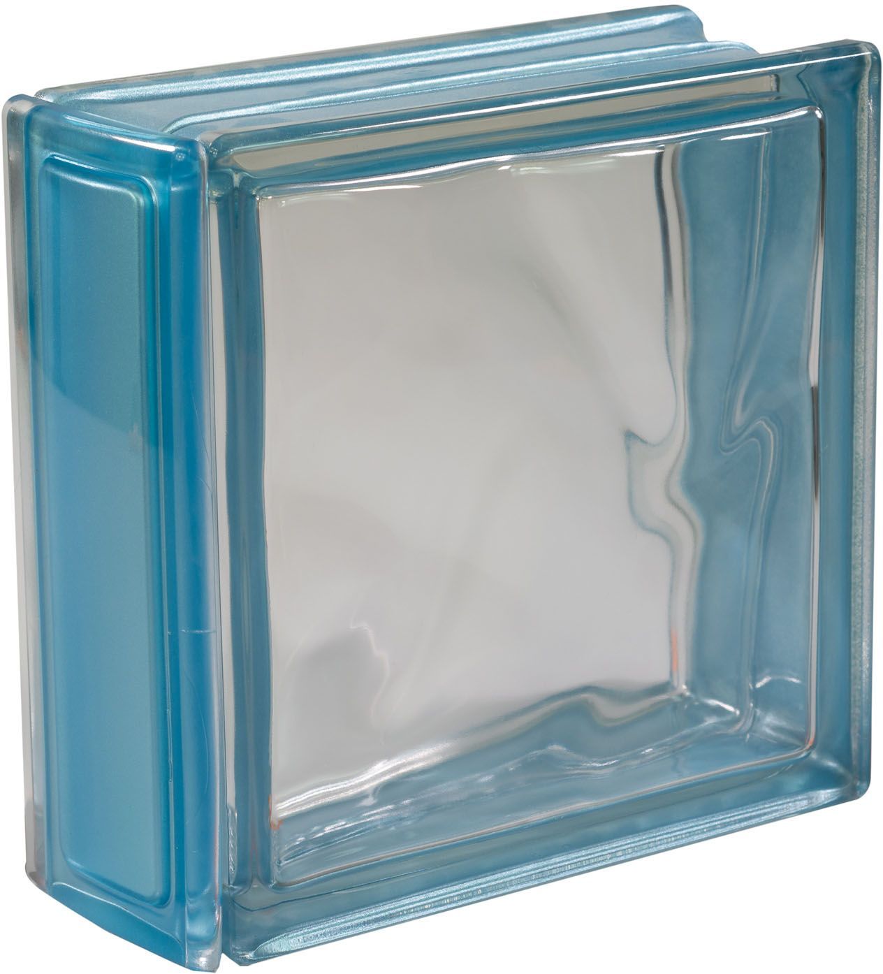 Echtglasprofil Abschlussprofil für Glasbausteine 19x8x1 cm