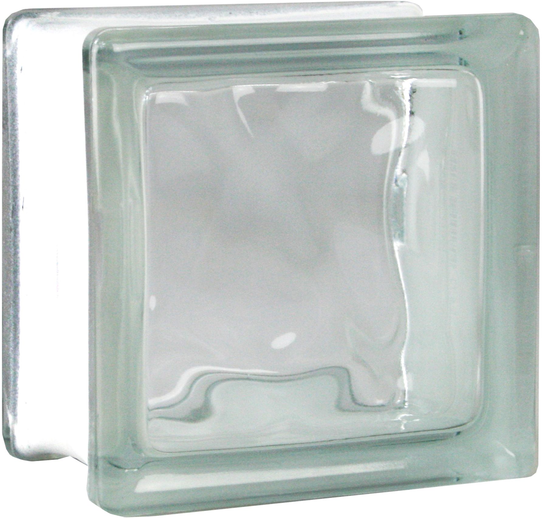 Milchglas 5 Stück Glasbausteine Glassteine Schallschutz Wolke satiniert 